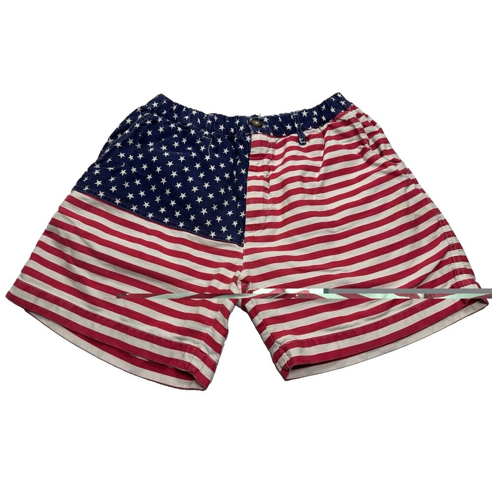 Men's Chubbies The 'Mericas Originals Stetch Shorts 5" Size Medium *READ*